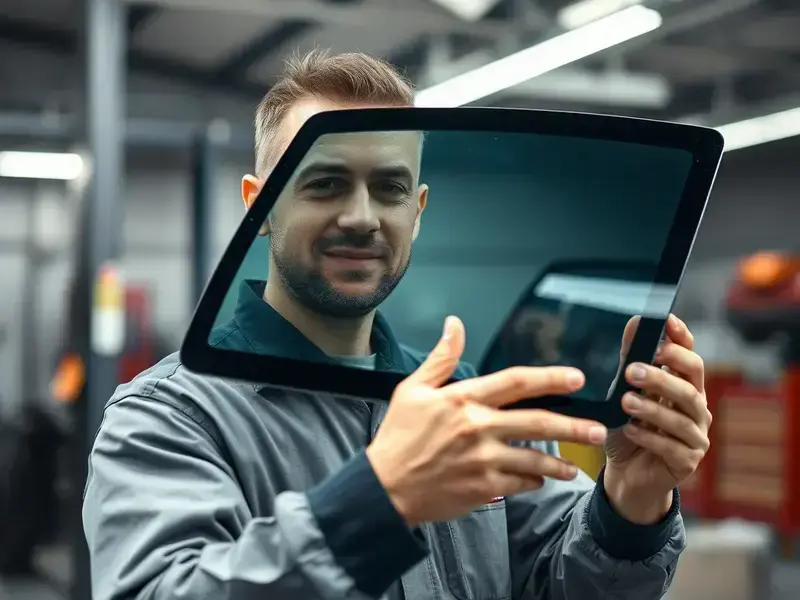 Rear window replacement service