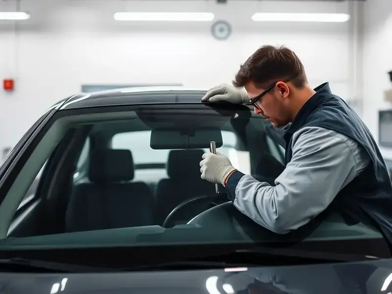 Windshield replacement service at J & M Auto Glass